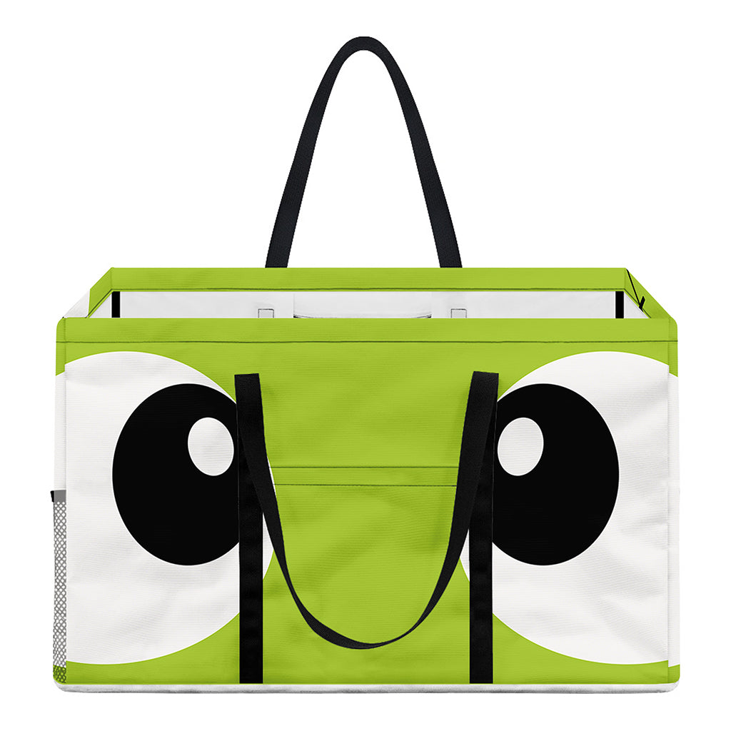 Cute Frankenstein Face Print Utility Tote Bag