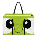 Cute Frankenstein Face Print Utility Tote Bag
