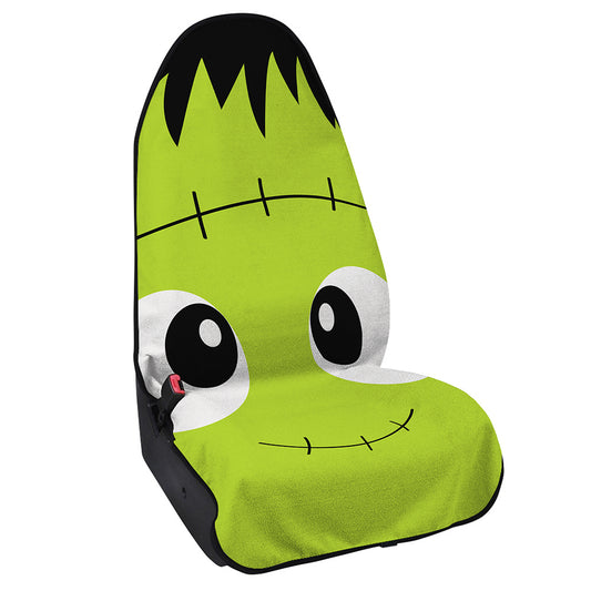 Cute Frankenstein Face Print Waterproof Car Seat Cover