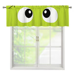 Cute Frankenstein Face Print Window Valance