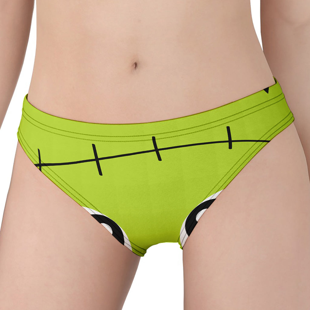 Cute Frankenstein Face Print Women's Panties