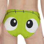 Cute Frankenstein Face Print Women's Panties