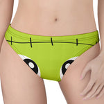 Cute Frankenstein Face Print Women's Thong