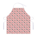 Cute French Bulldog Puppy Pattern Print Adjustable Apron
