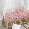Cute French Bulldog Puppy Pattern Print Baby Crib Sheet
