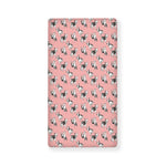 Cute French Bulldog Puppy Pattern Print Baby Crib Sheet
