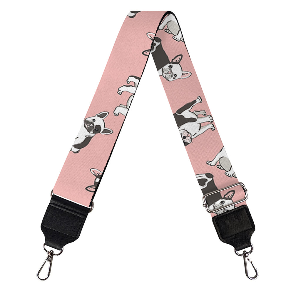 Cute French Bulldog Puppy Pattern Print Bag Strap