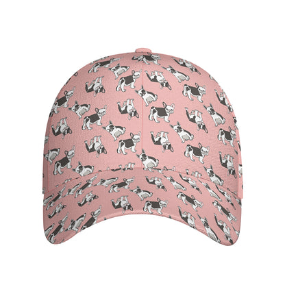 Cute French Bulldog Puppy Pattern Print Baseball Cap