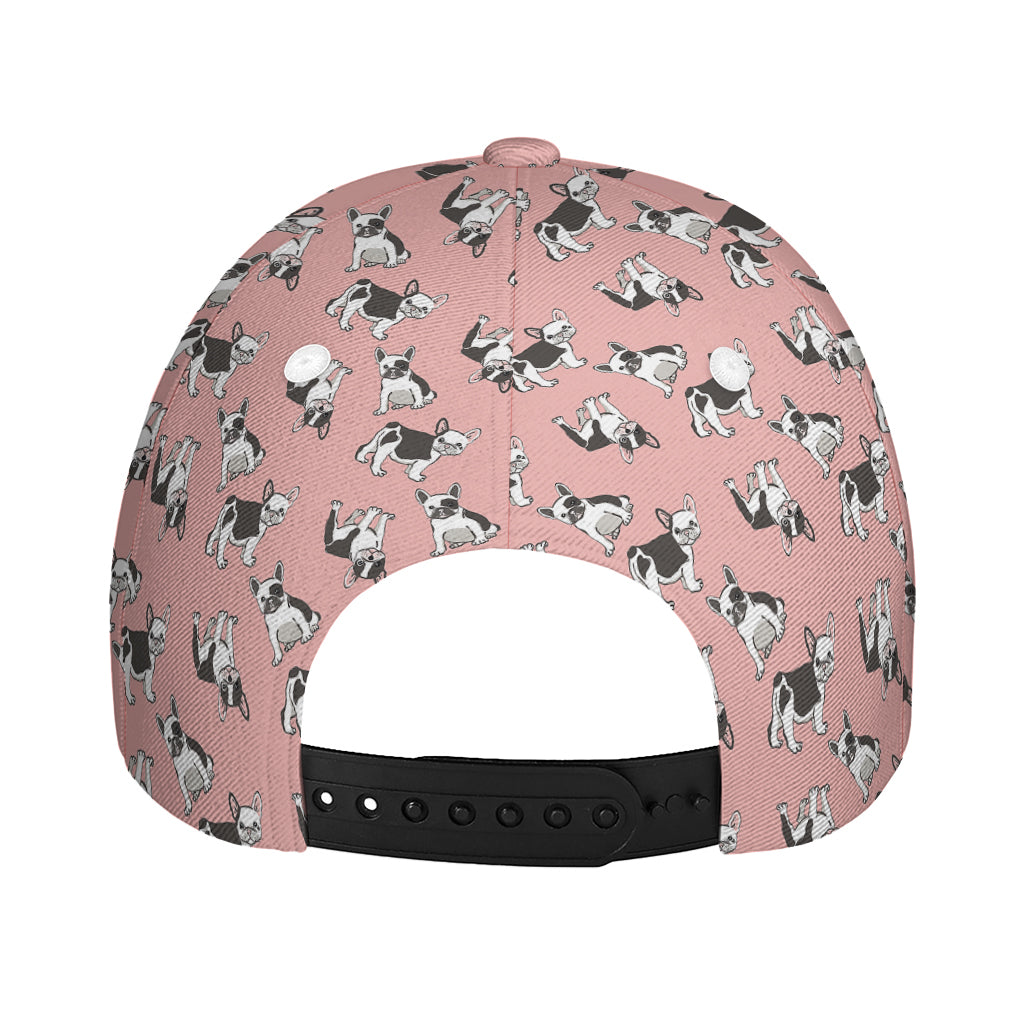 Cute French Bulldog Puppy Pattern Print Baseball Cap