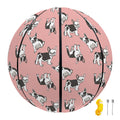 Cute French Bulldog Puppy Pattern Print Basketball