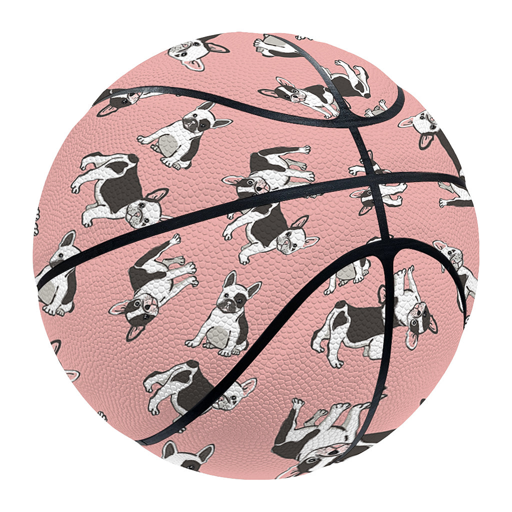 Cute French Bulldog Puppy Pattern Print Basketball