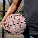 Cute French Bulldog Puppy Pattern Print Basketball