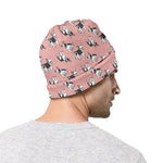 Cute French Bulldog Puppy Pattern Print Beanie