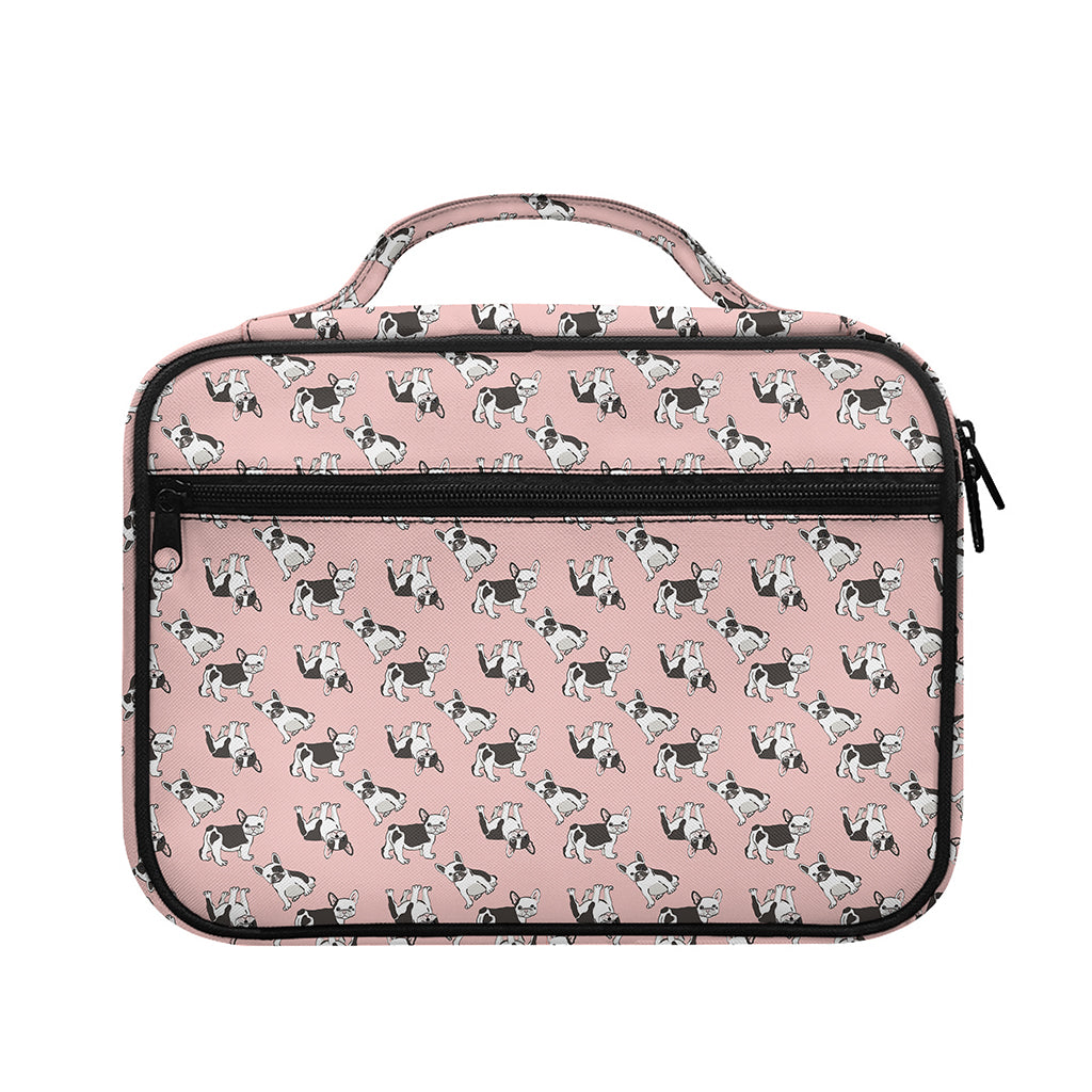 Cute French Bulldog Puppy Pattern Print Briefcase Bible Bag