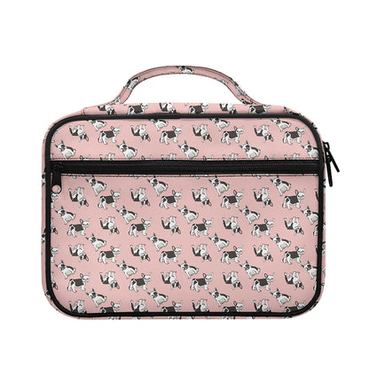 Cute French Bulldog Puppy Pattern Print Briefcase Bible Bag