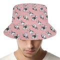 Cute French Bulldog Puppy Pattern Print Bucket Hat