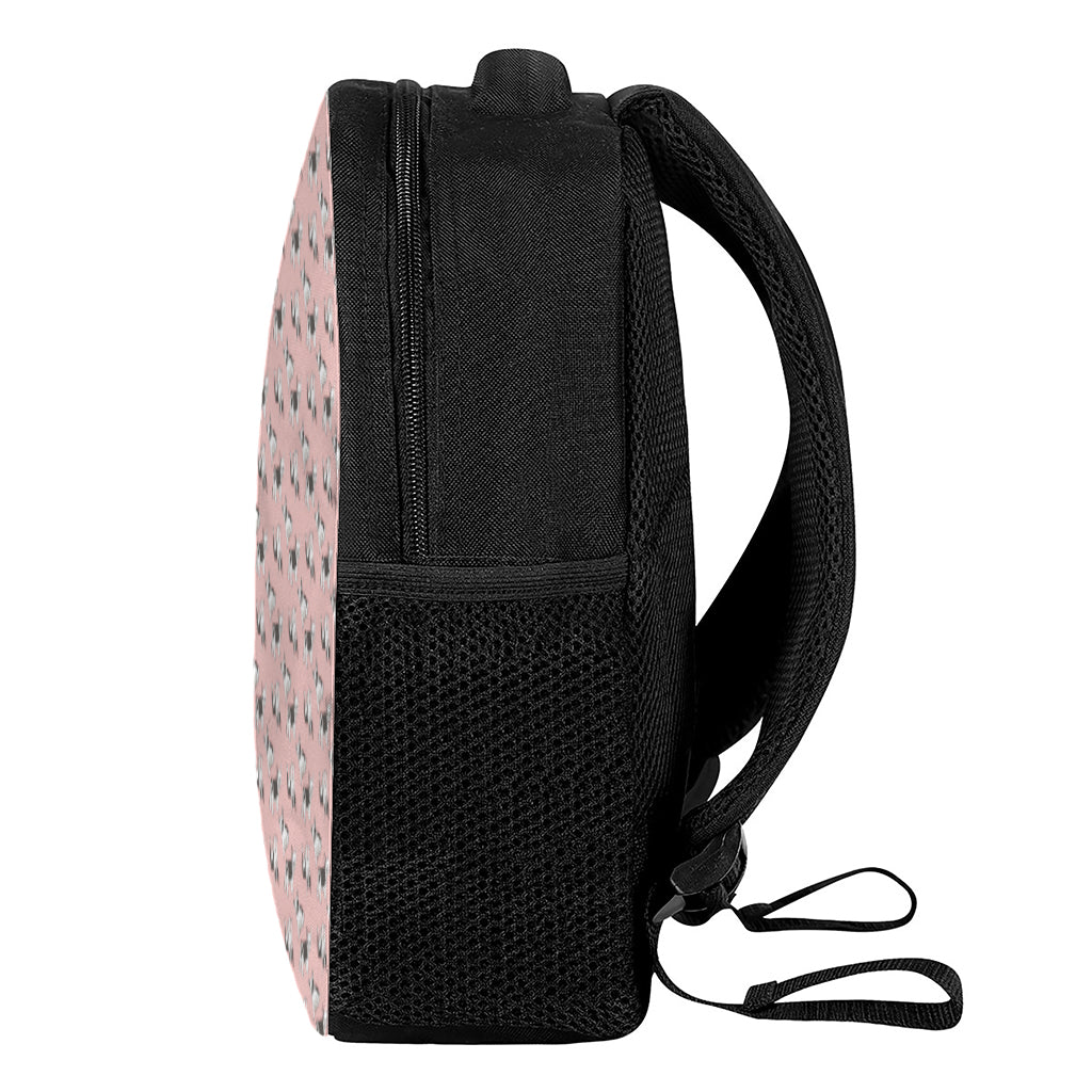 Cute French Bulldog Puppy Pattern Print Casual Backpack
