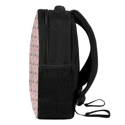 Cute French Bulldog Puppy Pattern Print Casual Backpack
