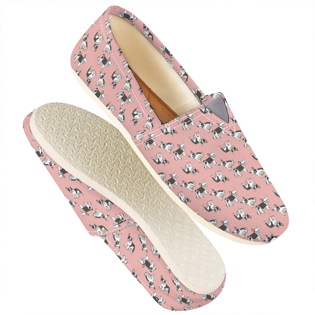 Cute French Bulldog Puppy Pattern Print Casual Shoes
