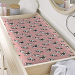 Cute French Bulldog Puppy Pattern Print Changing Pad Cover
