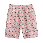 Cute French Bulldog Puppy Pattern Print Cotton Shorts