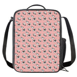 Cute French Bulldog Puppy Pattern Print Crossbody Lunch Bag