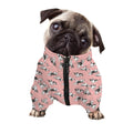 Cute French Bulldog Puppy Pattern Print Dog Zip Up Jacket