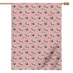 Cute French Bulldog Puppy Pattern Print House Flag