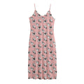 Cute French Bulldog Puppy Pattern Print Jersey Midi Cami Dress