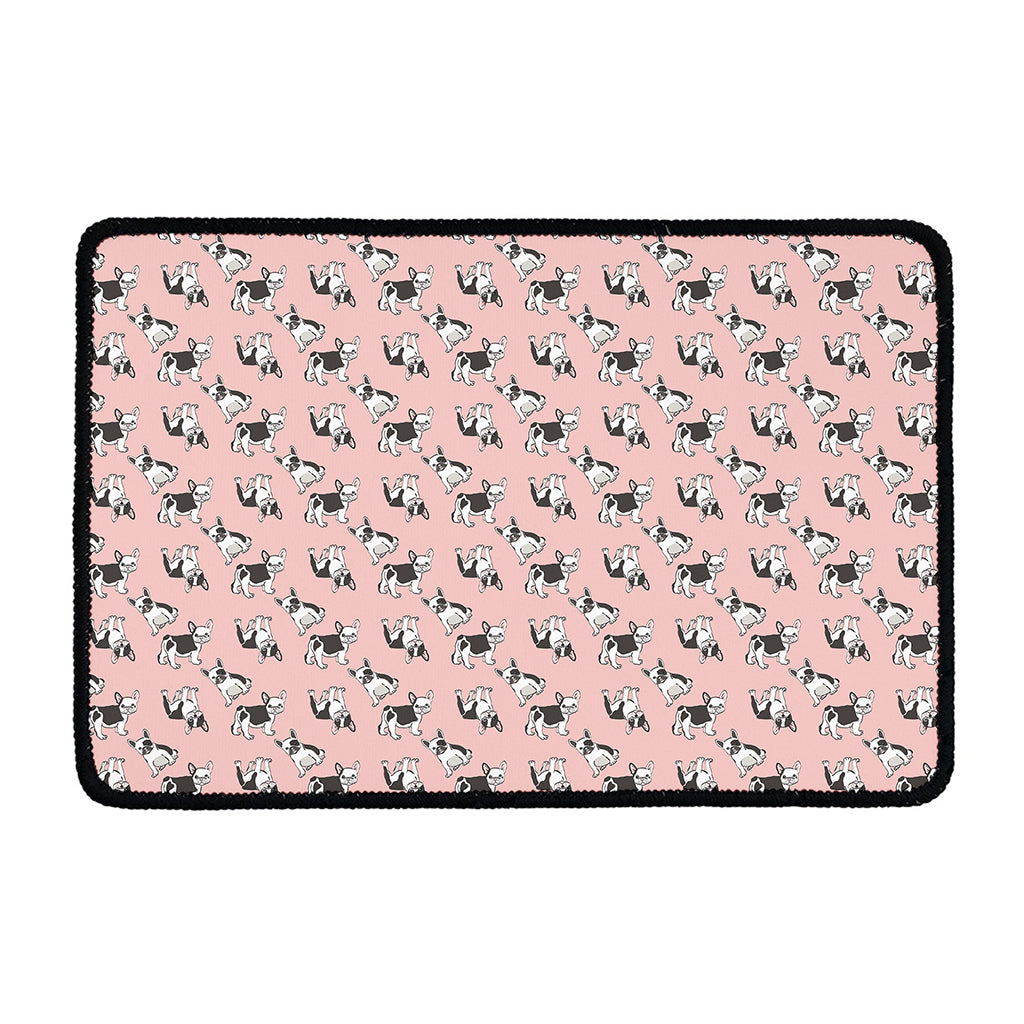 Cute French Bulldog Puppy Pattern Print Kitchen Mat