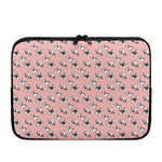 Cute French Bulldog Puppy Pattern Print Laptop Sleeve