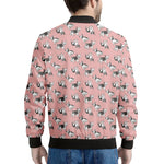 Cute French Bulldog Puppy Pattern Print Men's Bomber Jacket