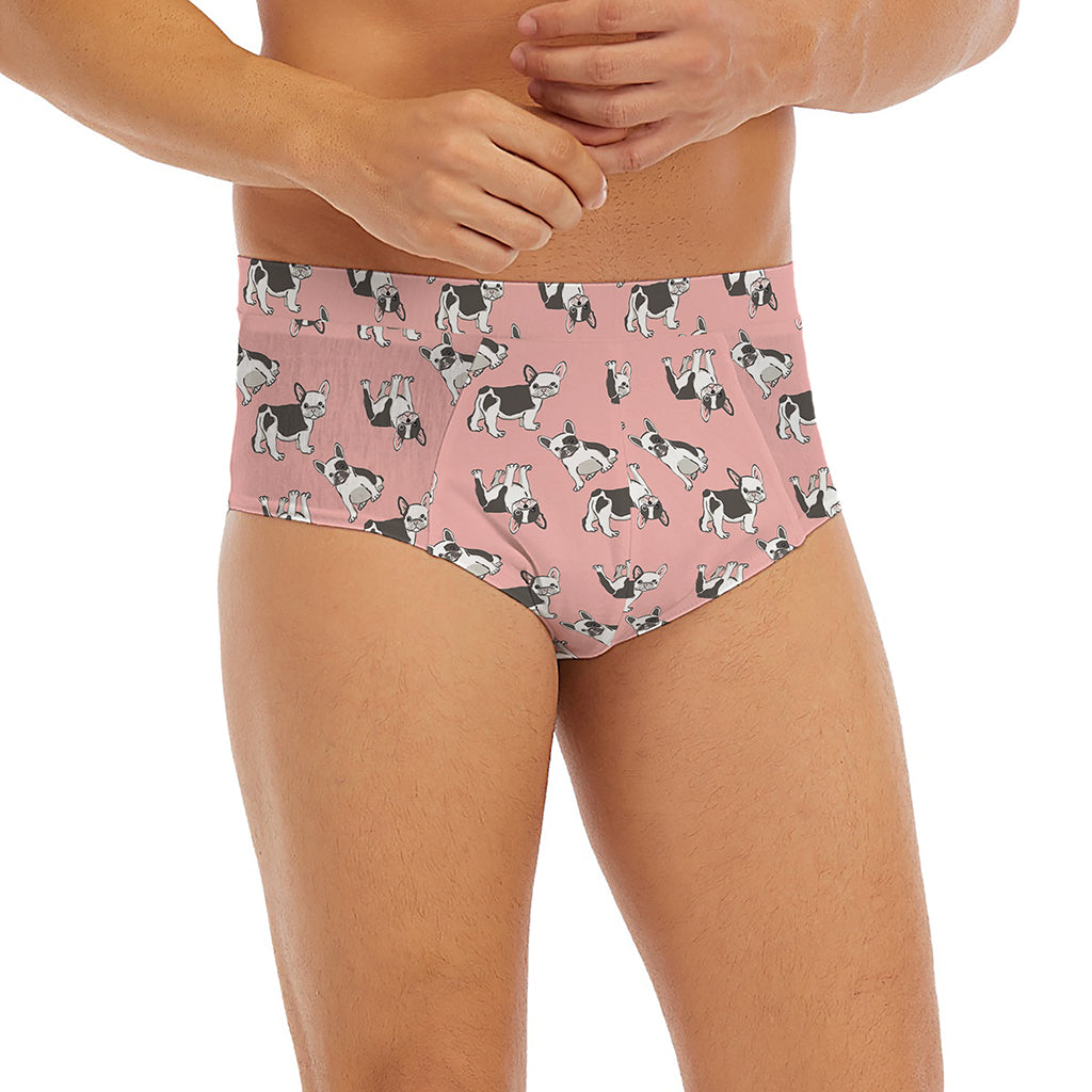Cute French Bulldog Puppy Pattern Print Men's Briefs