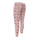 Cute French Bulldog Puppy Pattern Print Men's Compression Pants