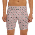 Cute French Bulldog Puppy Pattern Print Men's Long Boxer Briefs