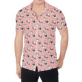 Cute French Bulldog Puppy Pattern Print Men's Shirt