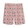 Cute French Bulldog Puppy Pattern Print Men's Athletic Shorts