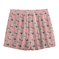 Cute French Bulldog Puppy Pattern Print Mesh Shorts