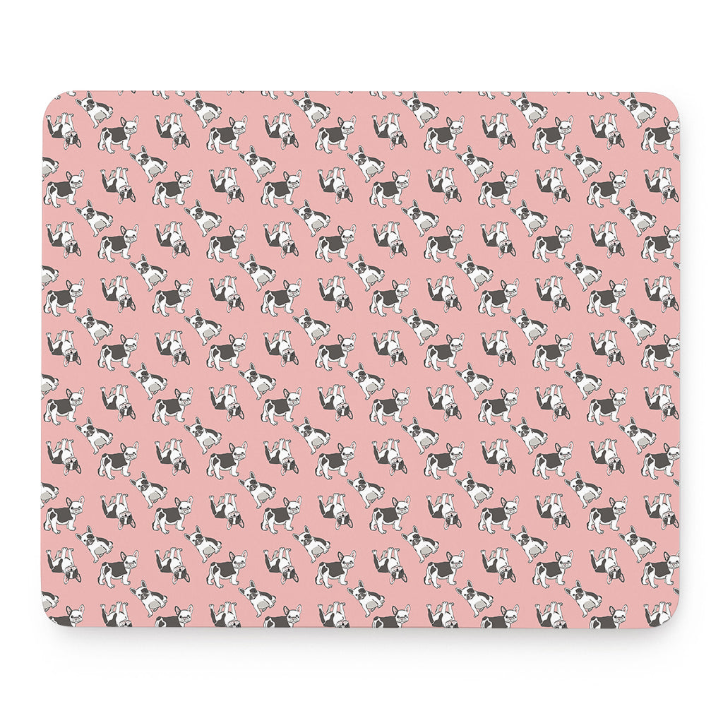 Cute French Bulldog Puppy Pattern Print Mouse Pad