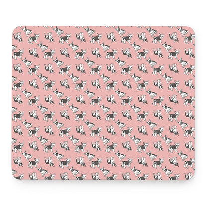 Cute French Bulldog Puppy Pattern Print Mouse Pad