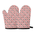 Cute French Bulldog Puppy Pattern Print Oven Mitts