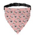 Cute French Bulldog Puppy Pattern Print Over The Collar Dog Bandana