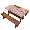 Cute French Bulldog Puppy Pattern Print Picnic Table Cover