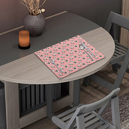 Cute French Bulldog Puppy Pattern Print Placemat