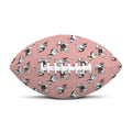 Cute French Bulldog Puppy Pattern Print Rugby Ball