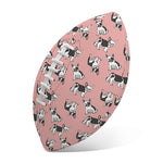 Cute French Bulldog Puppy Pattern Print Rugby Ball