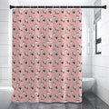 Cute French Bulldog Puppy Pattern Print Shower Curtain