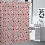 Cute French Bulldog Puppy Pattern Print Shower Curtain