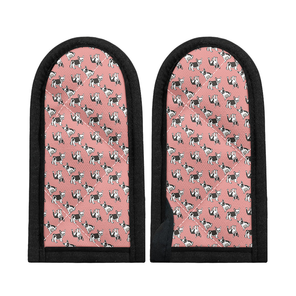 Cute French Bulldog Puppy Pattern Print Skillet Handle Cover