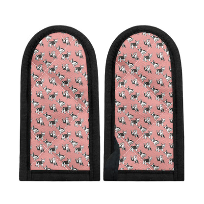 Cute French Bulldog Puppy Pattern Print Skillet Handle Cover